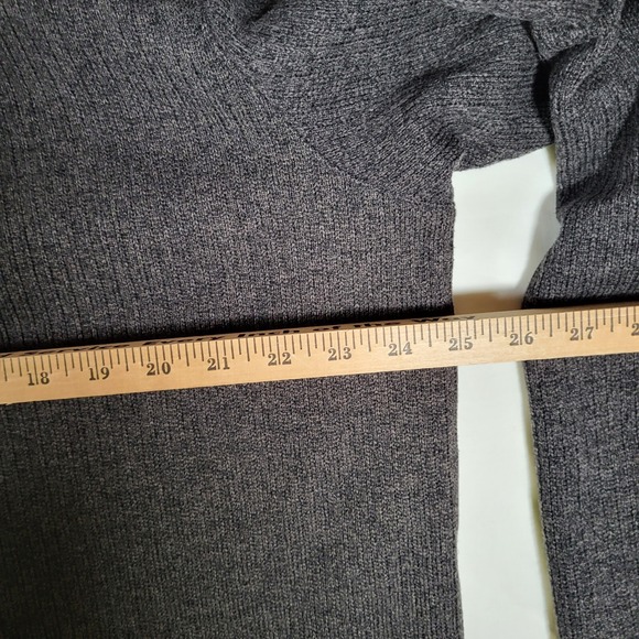 Club Room Men's 2XL Dark Gray 1/4 Zip Long Sleeve Fleece Pullover - Picture 5 of 7